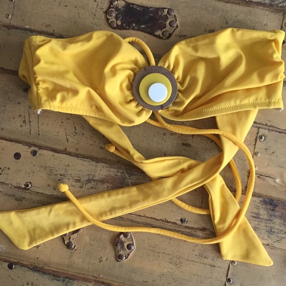 VS VICTORIA'S SECRET YELLOW BIKINI SET S TOP M BOT - Picture 10 of 11